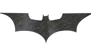 Then, draw a horizontal line extending to the left. How To Draw The Batman Logo My How To Draw