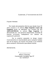 Como hacer una carta de recomendacion personal perfecta. Carta De Recomendacion Personal