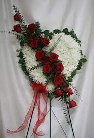 Maybe you would like to learn more about one of these? Bleeding Heart Funeral Flowers With Red Roses