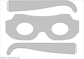 Sie können für einen kleinen aufpreis. Eine Brille Basteln Vorlage Anleitung