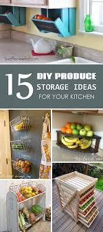 Some vegetables and fruits like onion, garlic, peas, grapes, walnut kernels, dates etc. 15 Diy Fruit Vegetable Storage Ideas Fruit And Vegetable Storage Vegetable Storage Ideas Vegetable Storage
