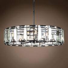 Cheap chandeliers, buy quality lights & lighting directly from china suppliers:harlow crystal round chandelier lighting modern prism cristal hanging lamp american style crystal light fixture for living room enjoy free shipping worldwide! Restoration Revolution Harlow Crystal 10 Light 43 Grey Iron Crystal Glass Chandelier 701640 From Harlow Crystal Collection Glass Chandelier Round Chandelier Hanging Ceiling Lights
