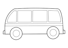 Click on your favorite van coloring picture to print & color. Simple Hong Kong Style Minibus For Coloring Page Or Craft Coloring Pages Design Your Own Car Bus Cartoon