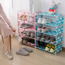 Check spelling or type a new query. Supply Domestic Economy Five Layer Cloth Shoe Rack Dustproof Receive Multilayer Simple Assemble Door Small Shoe Ark Shoe Rack