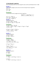 Contoh documents similar to contoh pembuktian sifat logaritma docx. 10 Sma Bentuk Logaritma Jika B C Maka Log C A