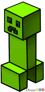 How To Draw Creeper Chibi Minecraft Characters Minecraft Drawings Creepers