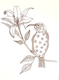 Hummingbirds are one of the smallest kinds of bird in the world. Hummingbird On Flower Adult Coloring Page Thriftyfun