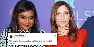 Nach der verlobung im november 2015 heirateten sie am 26. Every Mom Can Relate To This Twitter Exchange Between Mindy Kaling And Chelsea Peretti Self
