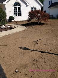 But in most cases, dirt that is sold per cubic yard refers to fill dirt since people rarely have to buy large quantities of topsoil. Front Yard Dirt Pile Roots North South