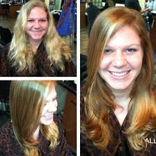 Washed Out Blonde To Radiant Strawberry Blonde This Really Complimented Her Skin Tone Gorgeous Golden Tones With H Hair Beauty Hair Styles Strawberry Blonde