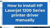 تعريف الطابعة للويندوز عن طريق السي دي ( القرص المدمج. Ø·Ø±ÙŠÙ‚Ø© ØªØ­Ù…ÙŠÙ„ ØªØ¹Ø±ÙŠÙ Ø·Ø§Ø¨Ø¹Ø© Hp Laserjet 1200 Youtube