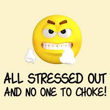 Stressed out funny emoticon - NeatoShop