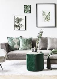 Samt Hocker Sara Westwingnow Grune Wohnzimmer Wohnzimmer Modern Wohnzimmer Grau