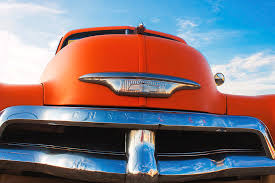 Image result for Orange 1954 Truck