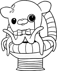 Ausmalbilder Professor Inkling Le Dumbo Octopus Des Octonauts