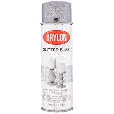 Silver Flash Krylon Glitter Blast Spray Paint Hobby Lobby 74575