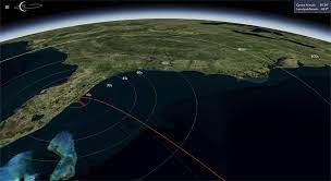 The spacex falcon 9 rocket launch will likely be visible wednesday evening. Flight Club On Twitter Launch Visibility Map For Tonight S Launch Of Amos 17 Clouds Not Included Generate This Launch Visibility Map Yourself On Https T Co Xgnq1hhhf0 Amos17 Spacex Https T Co O99b9sh7bd