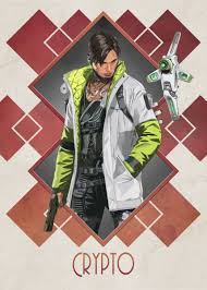 Apex legends crypto guide season 9: Apex Legends Art Deco Crypto Displate Artwork By Artist Gemini Phoenix Part Of A Set Based On Characters From The Crypto Apex Legends Legend Poster Prints