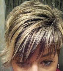 The highlights are used to create the entire look about to natural. Asymmetrical Short Hair Short Hair Highlights Hair Highlights And Lowlights Hair Styles