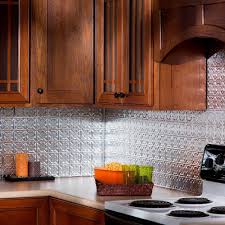 Match the backsplash to the existing floor tile or redo your decor to go with it. Fasade 18 In Inside Corner Decorative Wall Tile Trim In Brushed Aluminum Vinyl 926 08 The Home Depot
