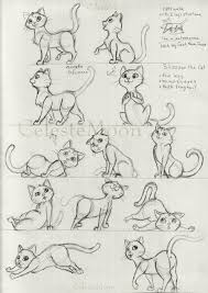 Blizzard The Cat Concept Poses By Celestemoon On Deviantart Cartoon Cat Drawing Cat Drawing Tutorial Animal Drawings