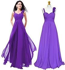New Formal Long Evening Ball Gown Party Prom Bridesmaid Dress Sz 16 Cadbury Purple Purple Bridesmaid Dresses Bridesmaid Dresses Cadbury Purple Bridesmaid Dresses