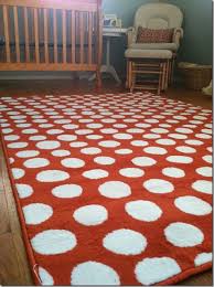 Black And White Polka Dot Rug Ikea The Nursery Part 2 Orange Rugs Rugs Ikea Rug