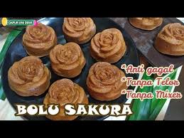 Nophy kitchen 25.532 lượt xem1 năm trước. Bolu Sakura Anti Gagal Gampang Takaran Sendok Lembut Empuk By Dapur Uni Dewi Youtube