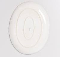 Areia Servierplatte L oval grau