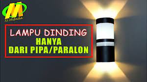 Botol minuman mizone ini bisa kita ubah jadi lampu hias yang unik lho. Usaha Kreatif Lampu Dari Pipa Paralon Terkesan Mewah Youtube