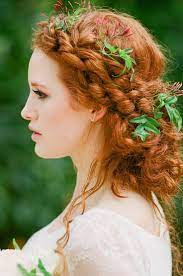 Temecula Garden Wedding Inspiration Hair Styles Copper Hair Color Curly Hair Styles