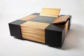 A beautifuly contrasting wood from africa, zabrano wood, or better known as zebra wood. Hand Made Zebrawood And Walnut Coffee Table With Storage By Jg Custom Design Custommade Com