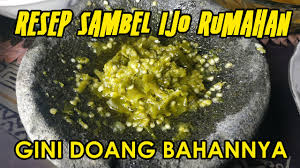 Dalam suatu perusahaan, standard operating procedures ini dijadikan dokumen untuk menjadi acuan dalam melakukan pekerjaan. Resep Cara Membuat Sambal Ijo Yang Enak Cocok Untuk Sop Natagitu Eps 58 Youtube