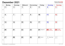 Kalender 2021 zum ausdrucken als pdf (17 vorlagen, kostenlos) from www.kalenderpedia.de. Kalender Dezember 2021 Als Pdf Vorlagen