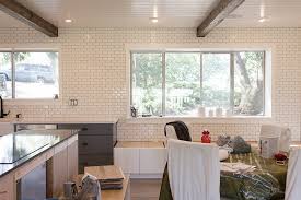 When tiling to the ceiling, a vertical tile pattern increases the visual effect of a tall kitchen ceiling even further, commented leslie. Kitchen Chronicles A Diy Subway Tile Backsplash Part 1