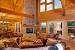 Two Story Log Cabin With Wrap Around Porch