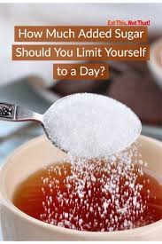 How Many Grams Of Added Sugar To Eat Per Day Cooking Tips Prevent Hair Loss Get Healthy Ate Too Much