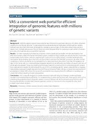 There are over 364 cities in high point with companies in the pest control category. Pdf Vas A Convenient Web Portal For Efficient Integration Of Genomic Features With Millions Of Genetic Variants