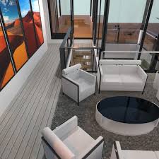 Energy efficient house, sky-lounge