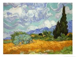 Campo De Trigo Com Ciprestes Wikipedia Wheatfield With Cypresses C 1889 Art Vincent Van Gogh Allposters Com Vincent Van Gogh Art Van Gogh Art Van Gogh Paintings