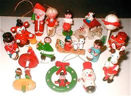 Vintage Wooden Christmas Ornaments Made In Taiwan Santa Etsy Wooden Christmas Ornaments Christmas Ornaments How To Make Ornaments