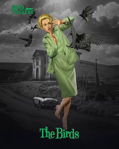 Alfred Hitchcock's THE BIRDS (1963) screens this week in glorious I.B.  Technicolor 35mm: today, Tuesday March 3rd, to Thursday, March 5th. 3:30pm  & 7:00pm daily.