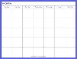 These 2021 printable calendar is professional looking and designed well to suit all your requirements. Blank Calendar Printable My Calendar Land