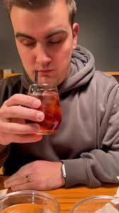 Taste test gone wrong 😝 #datenight #fancydrink #honestreactions