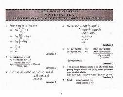 Kali ini saya akan berbagi soal olimpiade matematika tingkat kabupaten 2013 dan pembahasannya. Kunci Jawaban Soal Prediksi Un Matematika Smk 2014