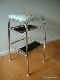 kitchen interior: retro step stools for