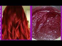 صبغة طبيعيه للشعر باللون الأحمر الكاجو بدون مواد كيماوية ولون ثابت من اول مره واستعدي للعيد youtube hair