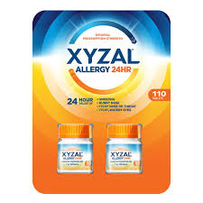 It is a racemic mixture of levocetirizine (xyzal) and dextrocetirizine. Xyzal Allergy 24 Hour 110 Count Walmart Com