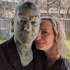 21 years married, 25 years together. #thelizardman #anniversary