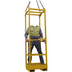 Customized Steel Safety Crane Lift Man Cage with Roof ...